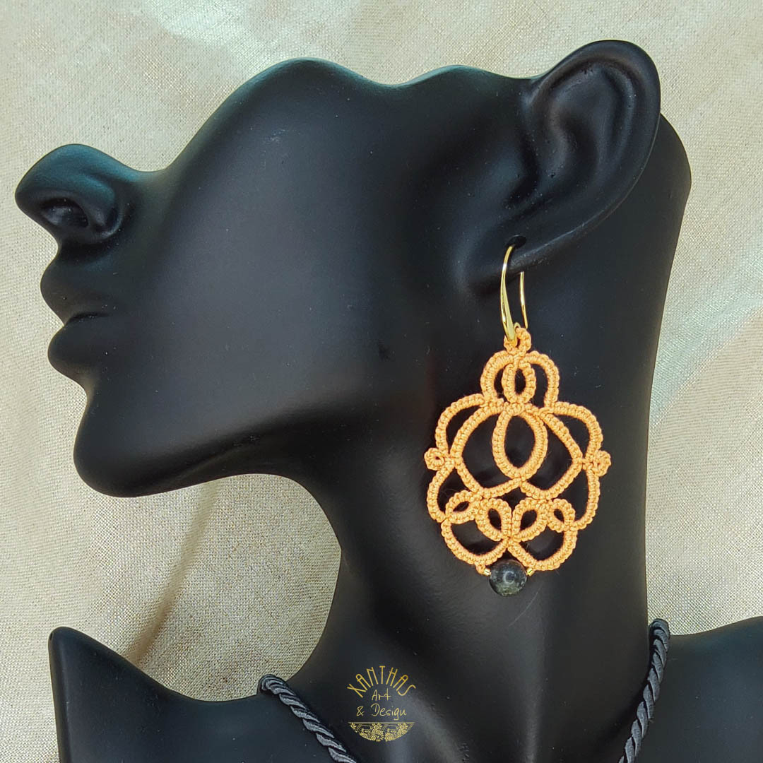 Ohrschmuck Loreen, pfirsich