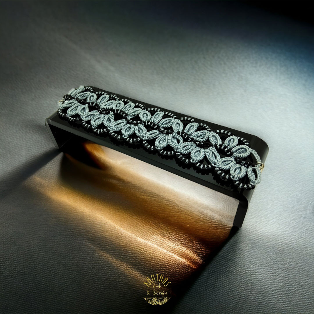 Armband Irina, silbergrau