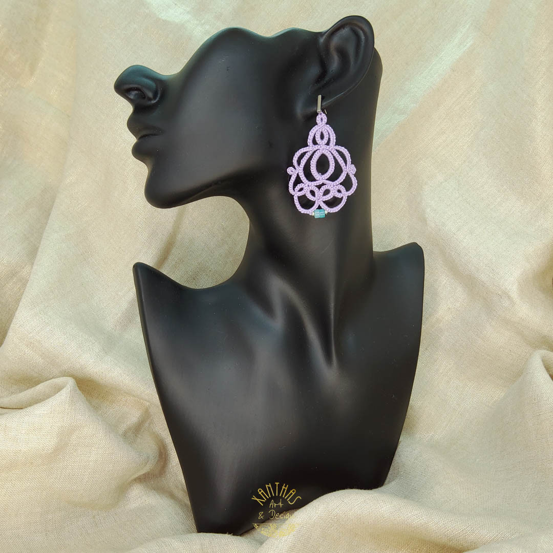 Ohrschmuck Loreen, lavendel