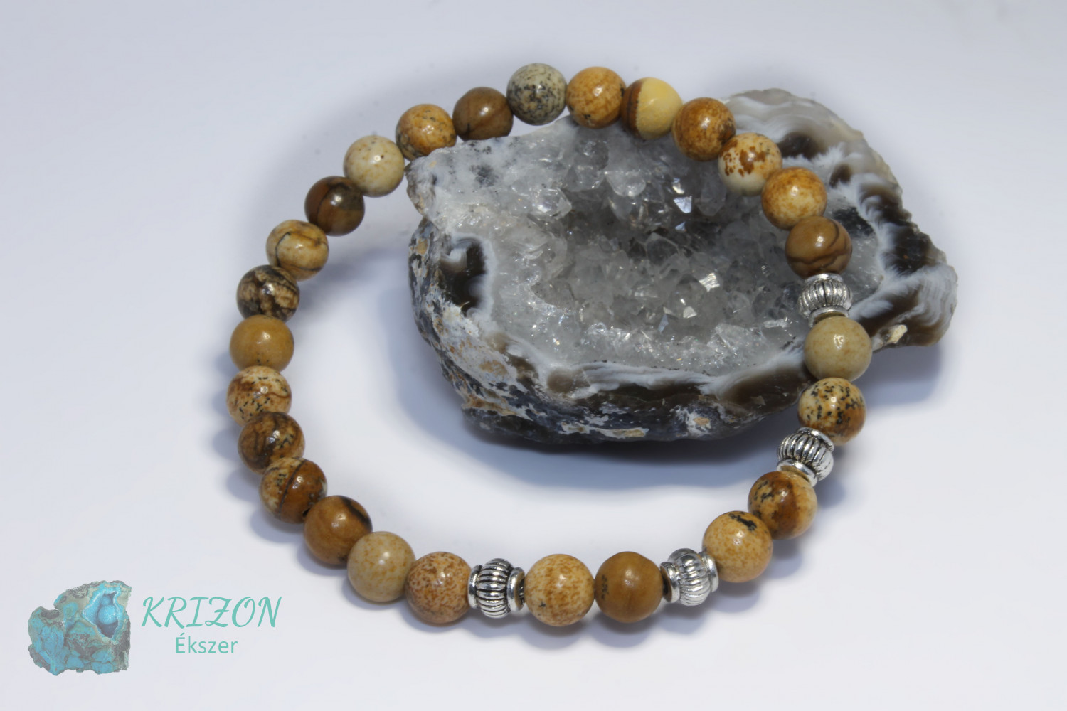 Landschaftsjaspis Armband