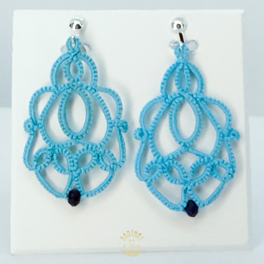 Ohrclips Loreen, türkis